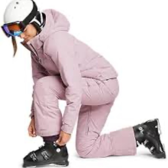 NWOT Eddie Bauer Women's Powder Search Insulated Ski Pants Purple Size Small - Picture 1 of 7